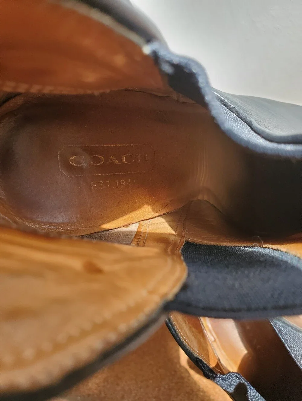 Coach Farrah Wedge Bootie Black Size 6B Fall Feminine